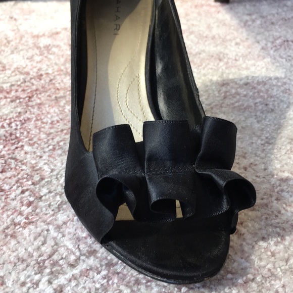 Tahari Shoes - Tahari Peeptoe Heels with Ruffle